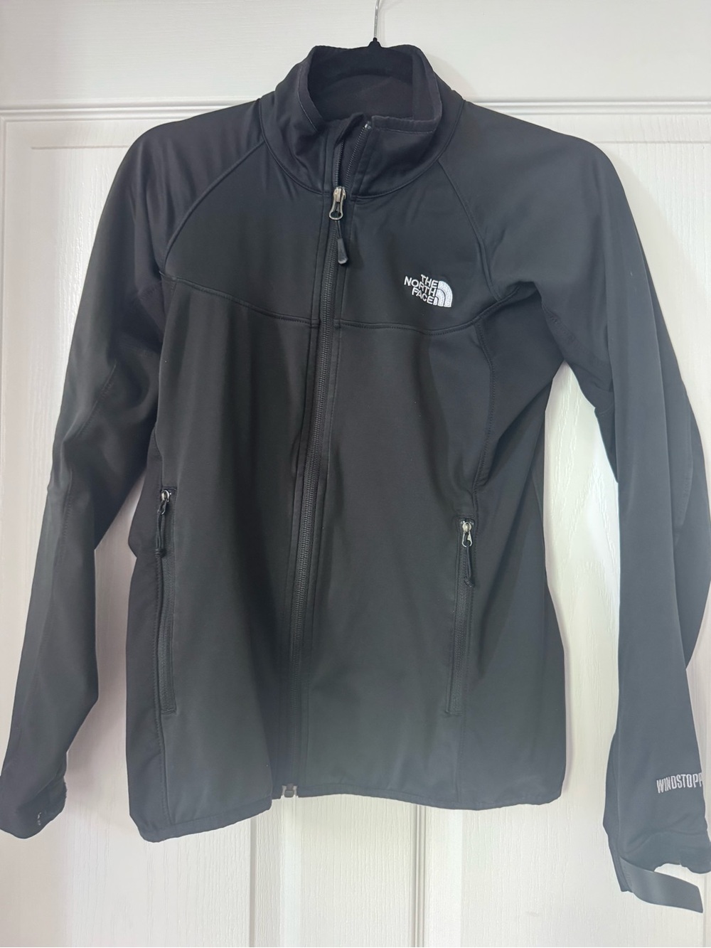 The North Face Black Softshell Jacket with Full Zip